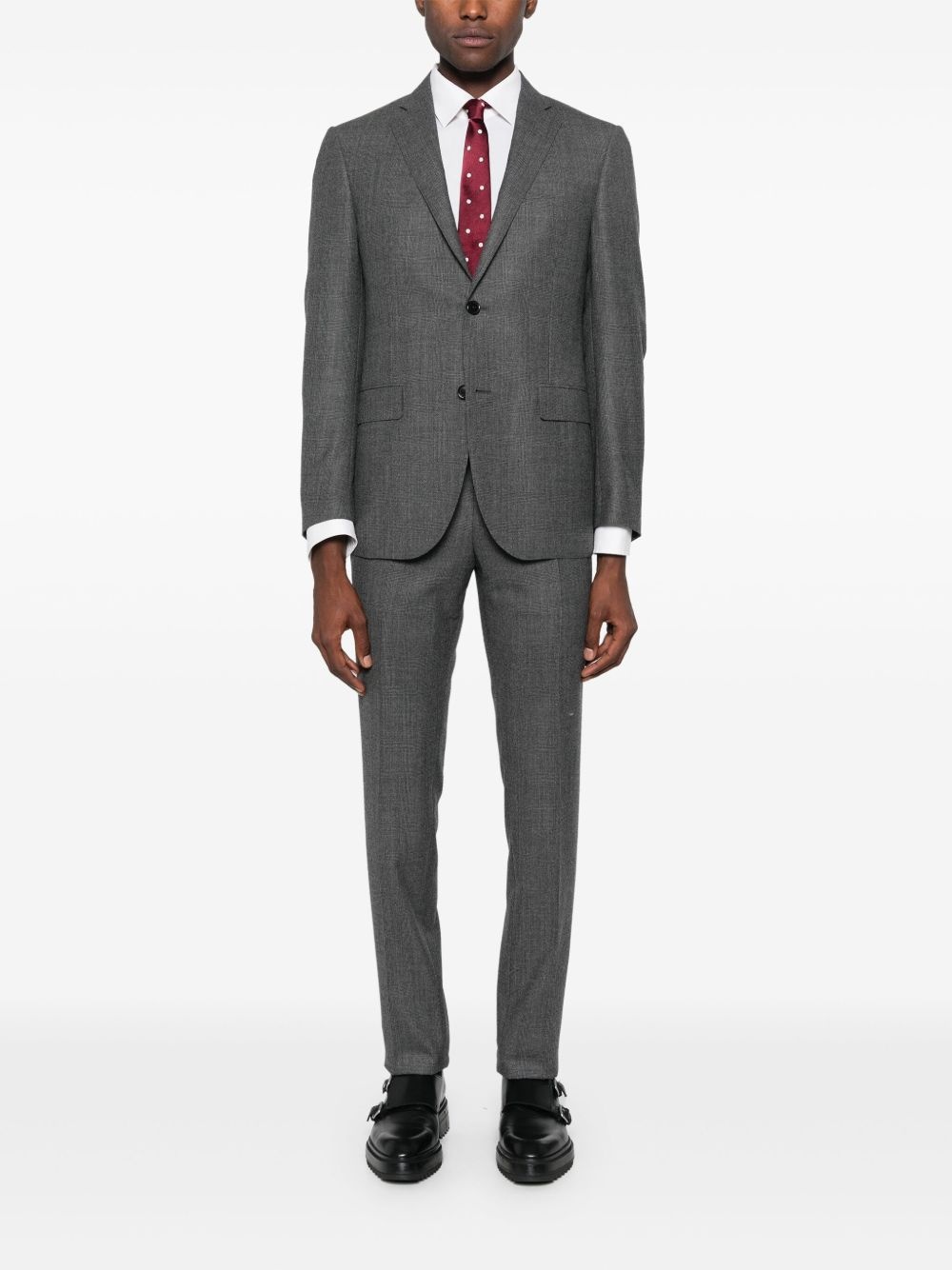 check-pattern suit - 2