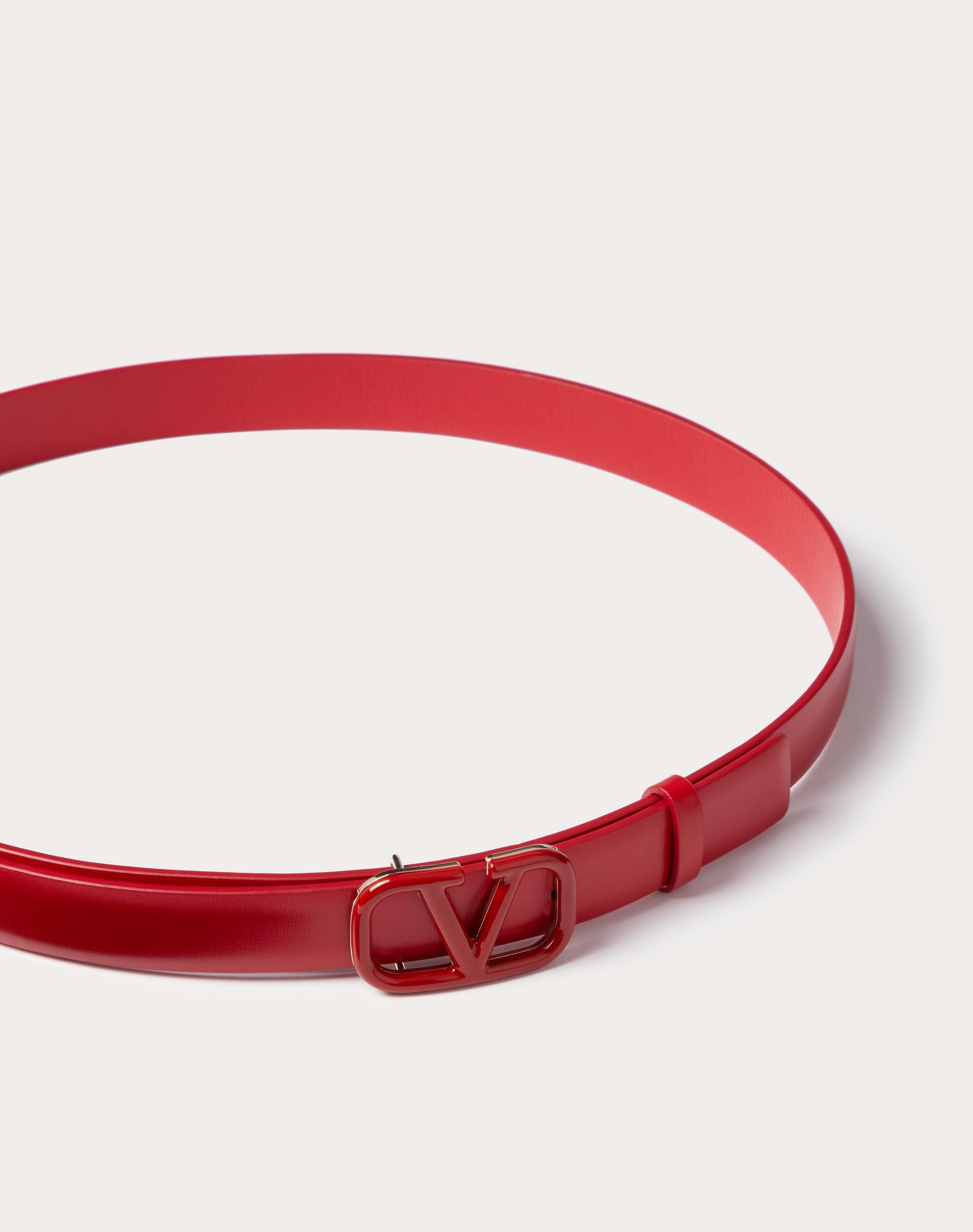 VLOGO SIGNATURE BELT IN SHINY CALFSKIN 20MM - 4