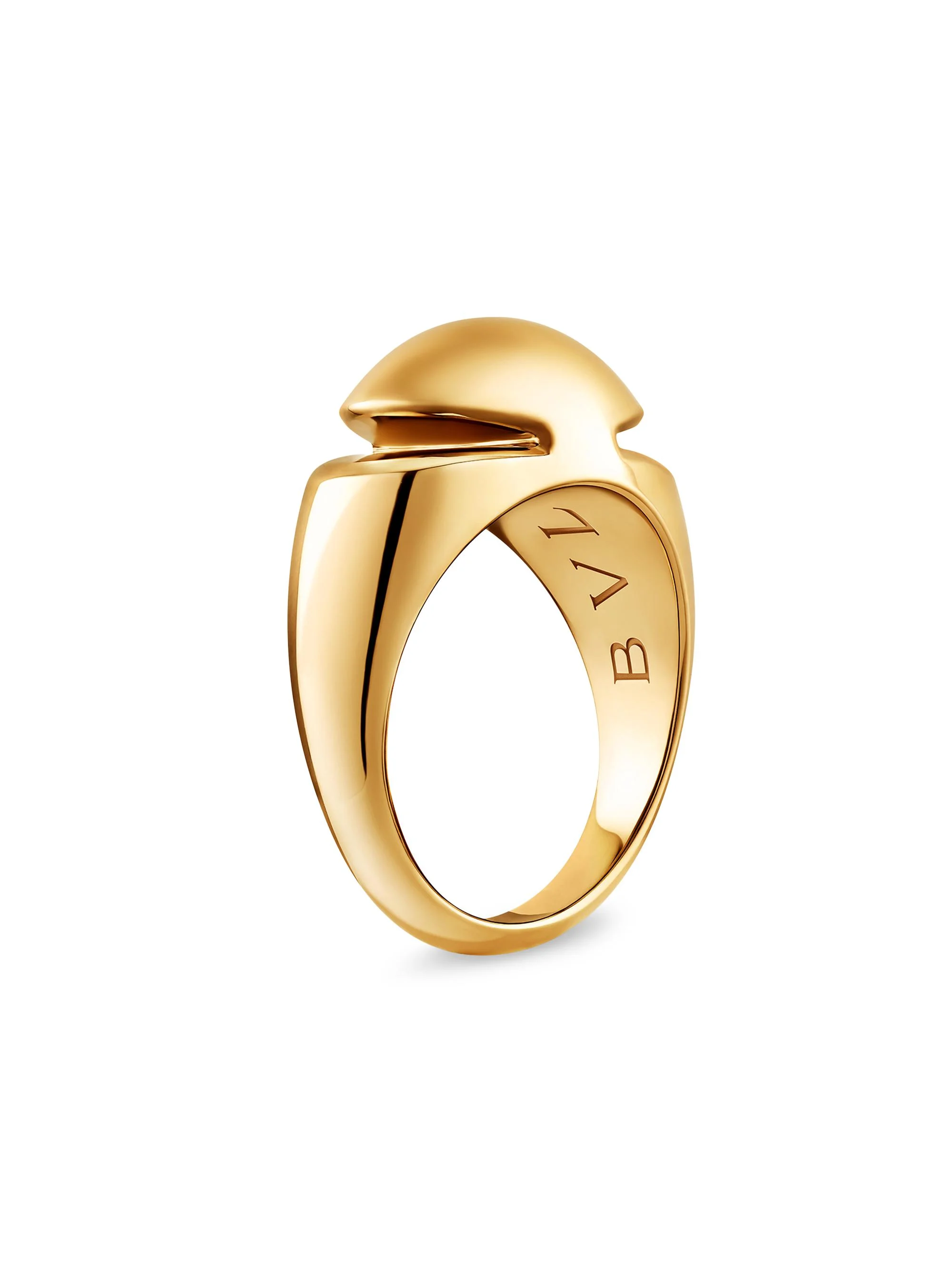 Women's Cabochon 18K Yellow Gold Ring - Yellow Gold - 1