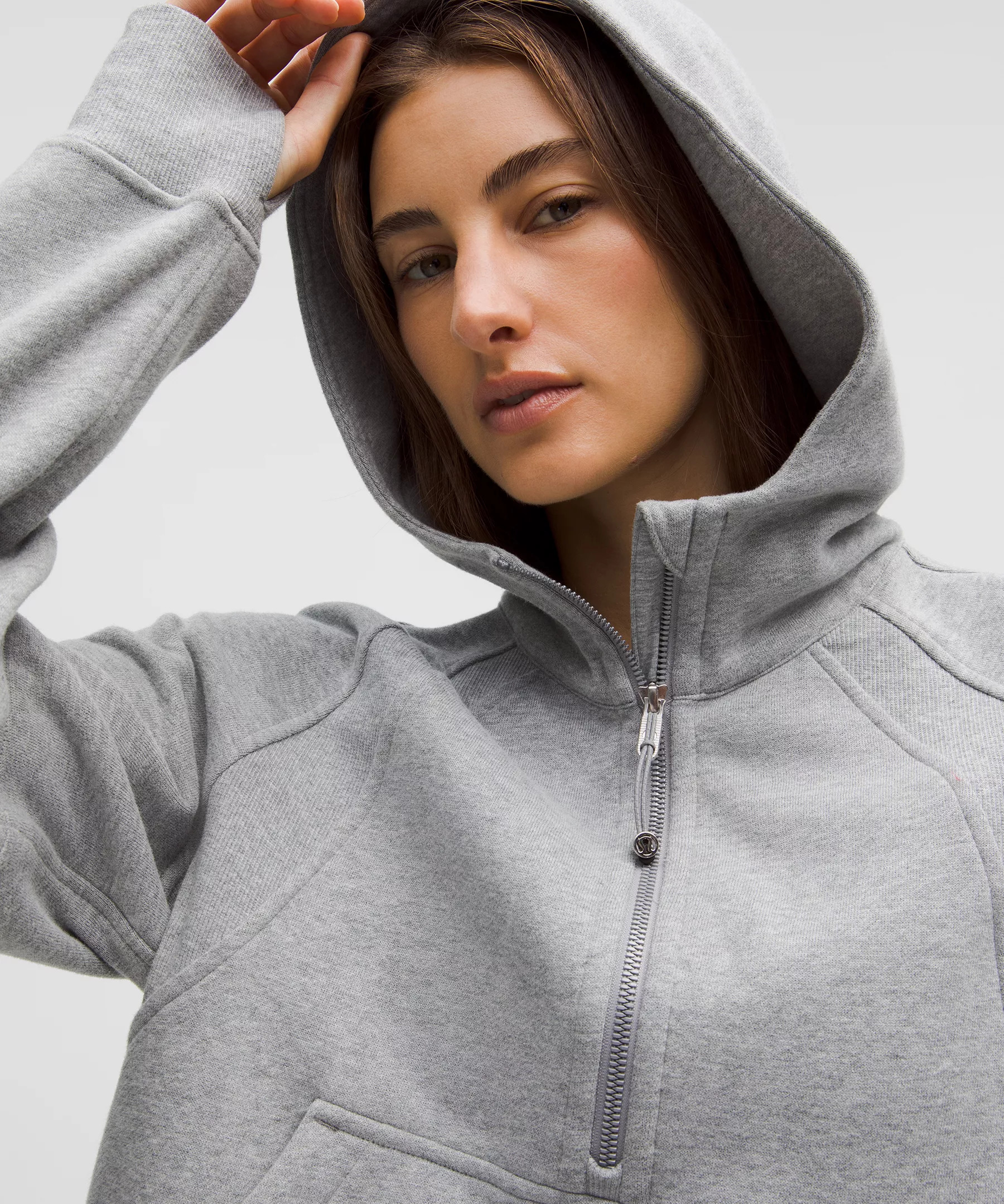 Scuba Oversized Half-Zip Hoodie - 4