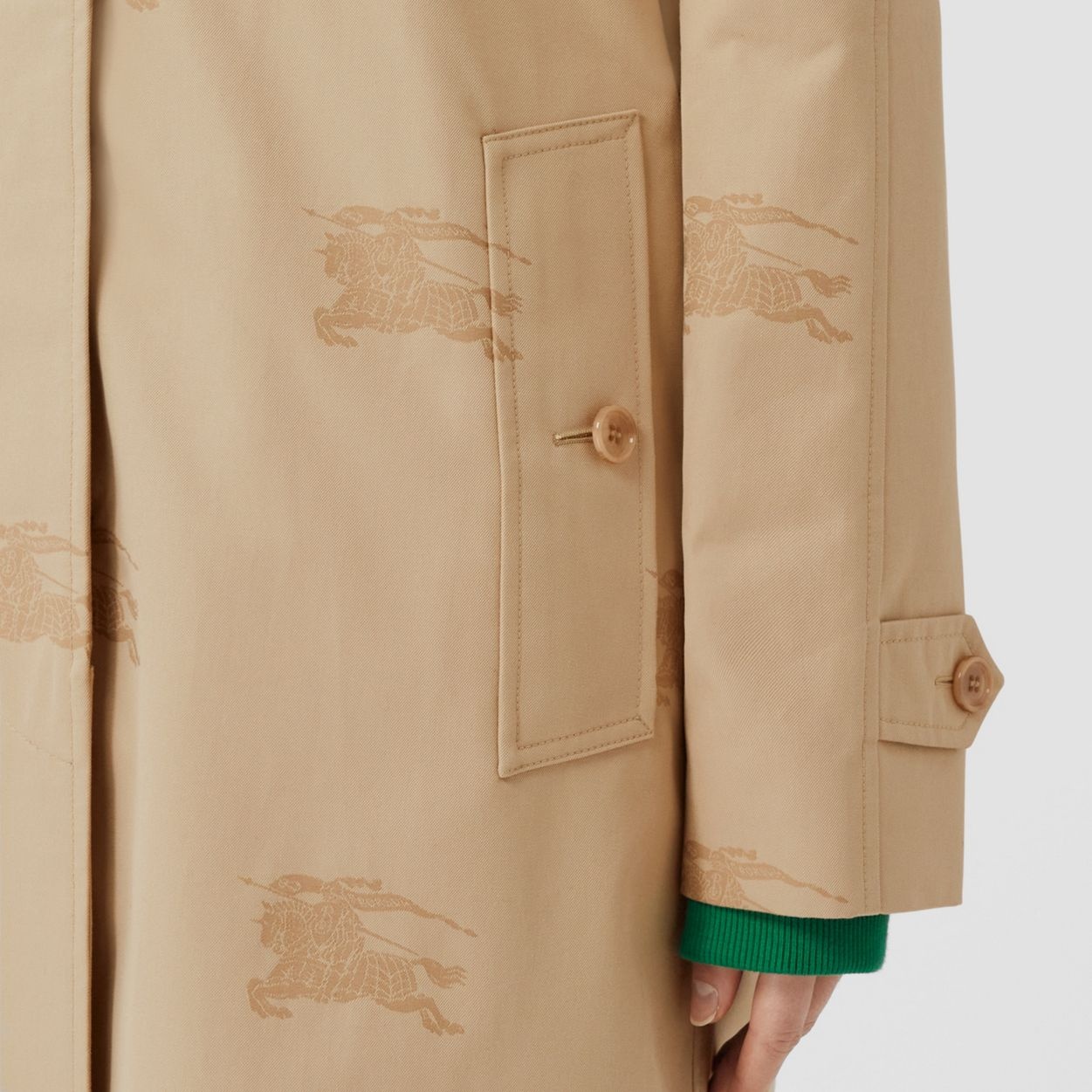 EKD Cotton Gabardine Car Coat - 2
