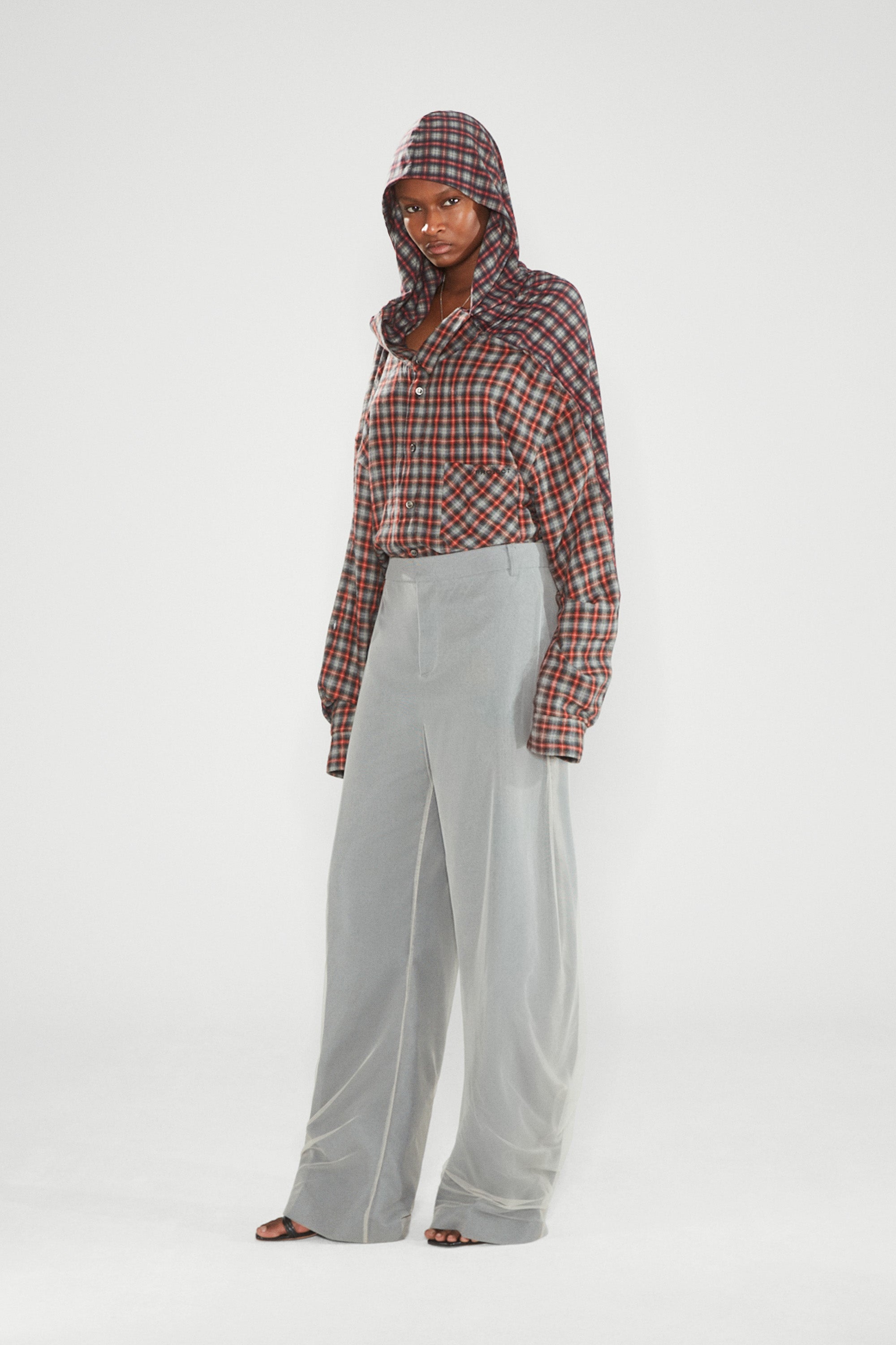 Draped Layer Pants - 3