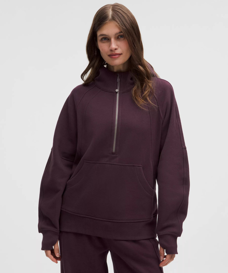 Scuba Oversized Half-Zip Hoodie *Long 1