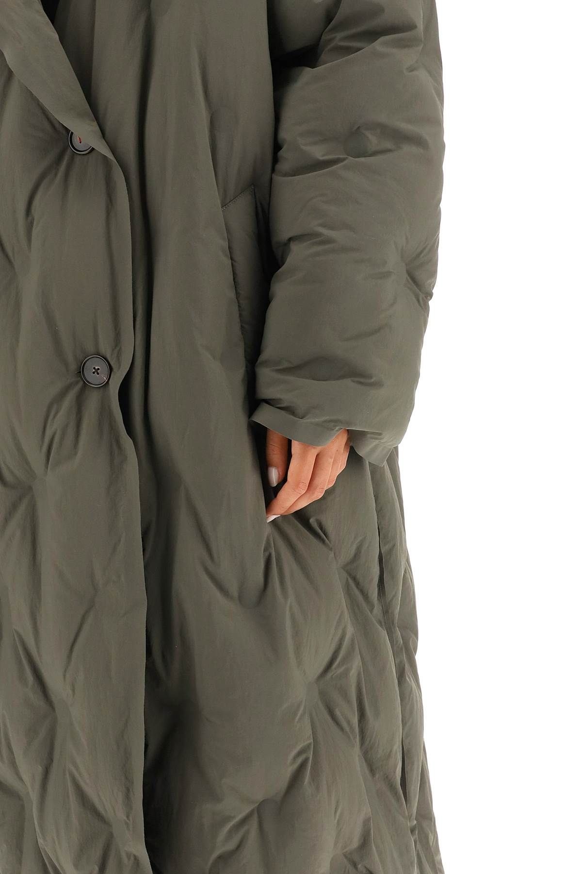 LONG GLAM SLAM NYLON DOWN JACKET - 5