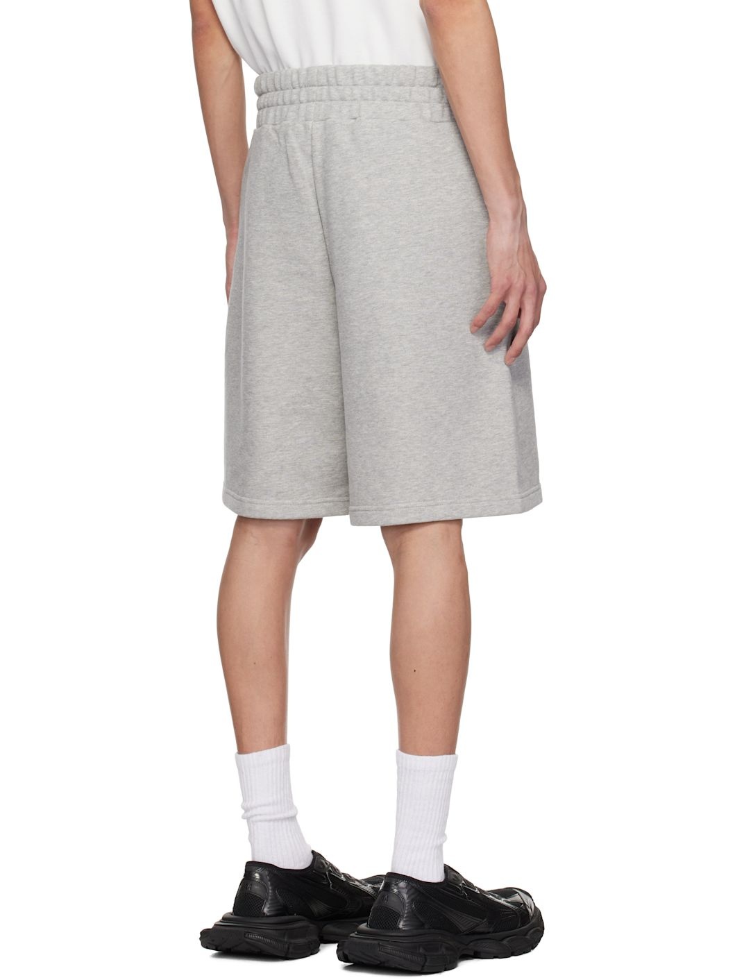 Gray College Palm Shorts - 3