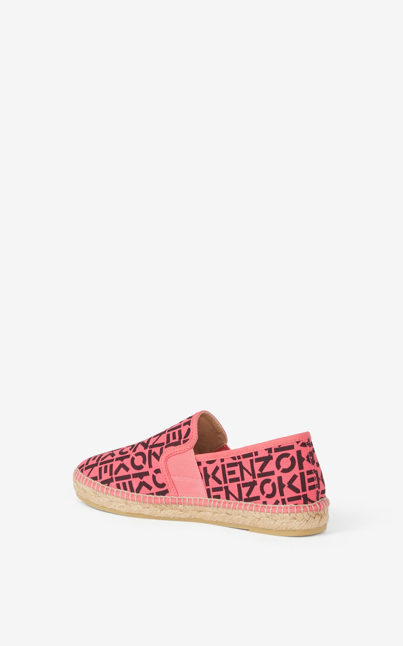KENZO KENZO Sport elasticated monogram espadrilles outlook