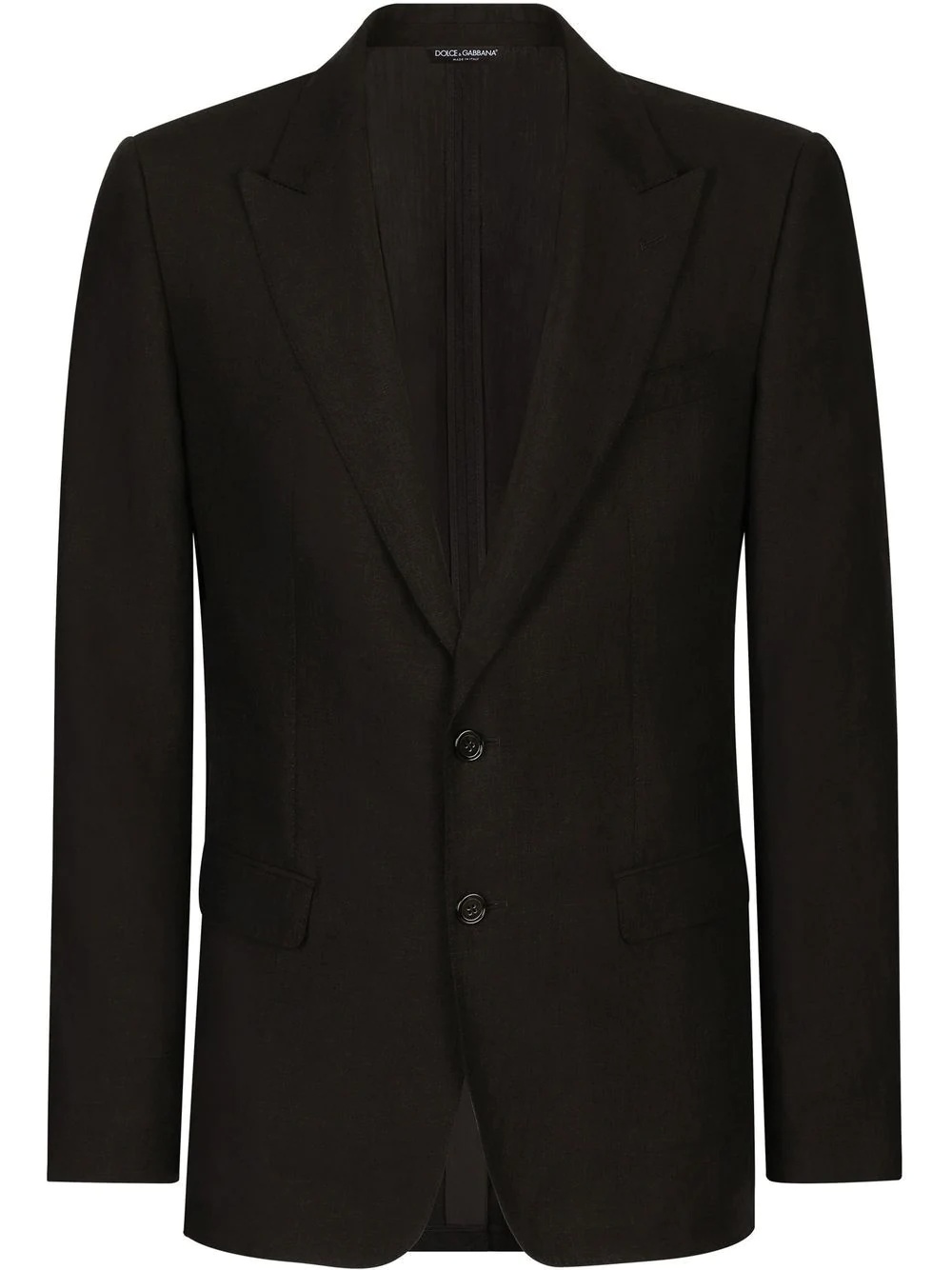 ジャケット Dolce & Gabbana SWEET SINGLE-BREASTED JACKET Single-breasted Martini-fit jacket with patch in Black for