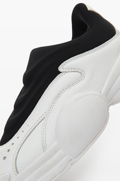 Alexander Wang aw hoop pebble leather sneaker outlook