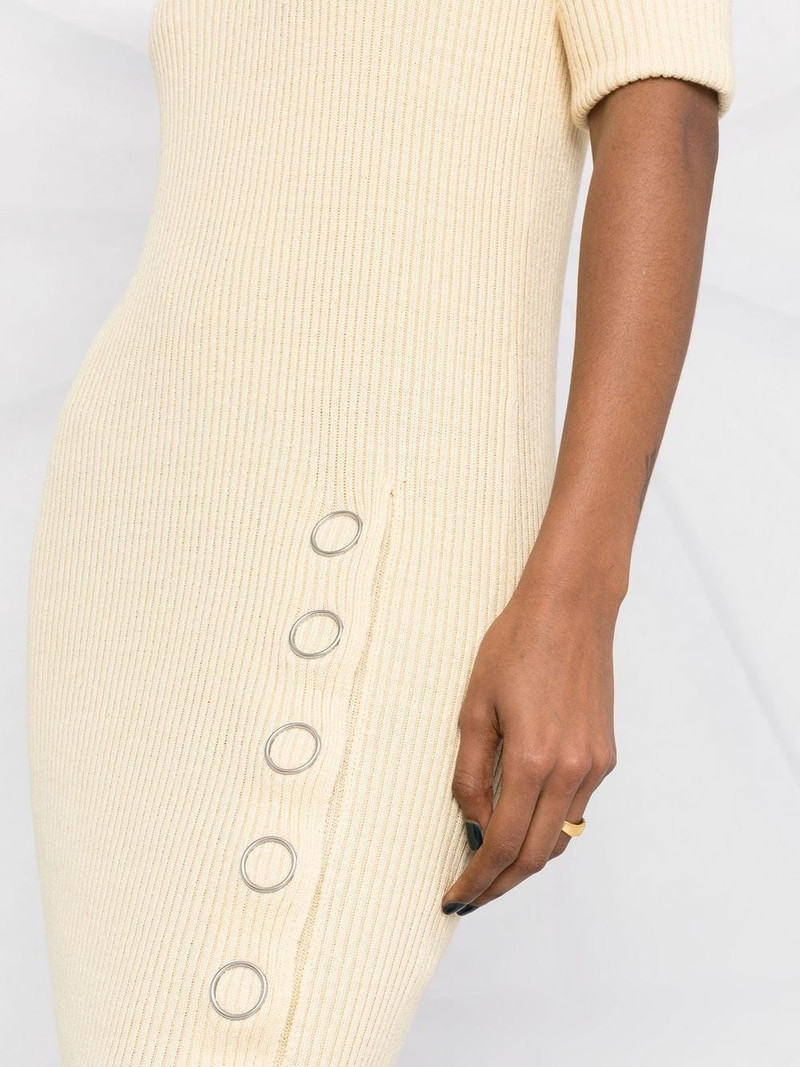 ribbed-knit short tunic dress 5