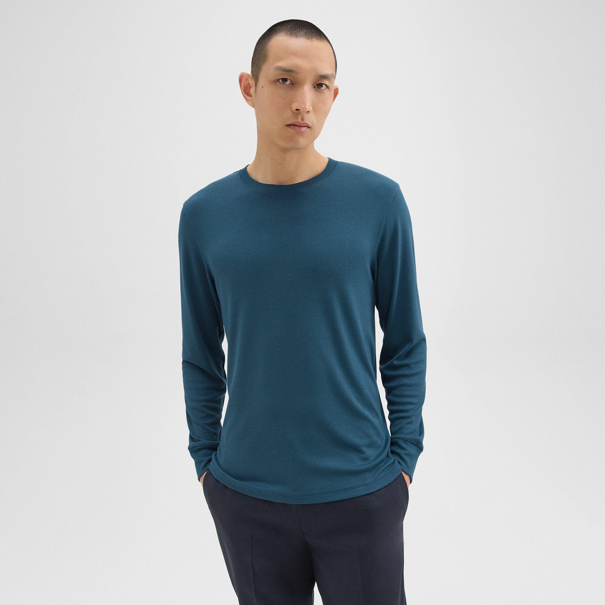 Essential Long-Sleeve Tee in Anemone Modal Jersey - 3