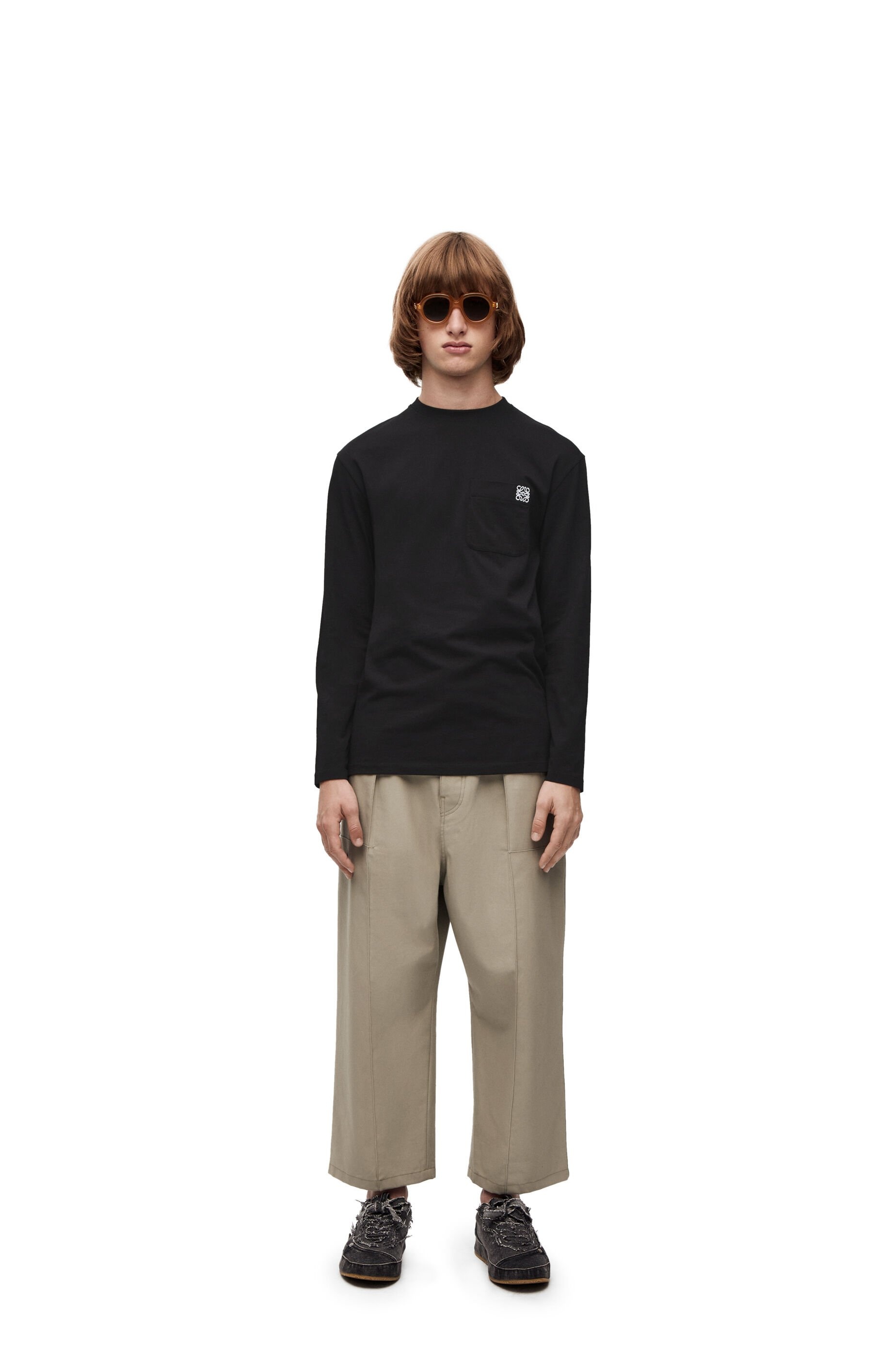Anagram long sleeve T-shirt in cotton - 2