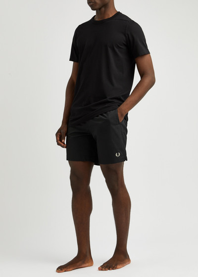 Fred Perry Logo-embroidered shell swim shorts outlook