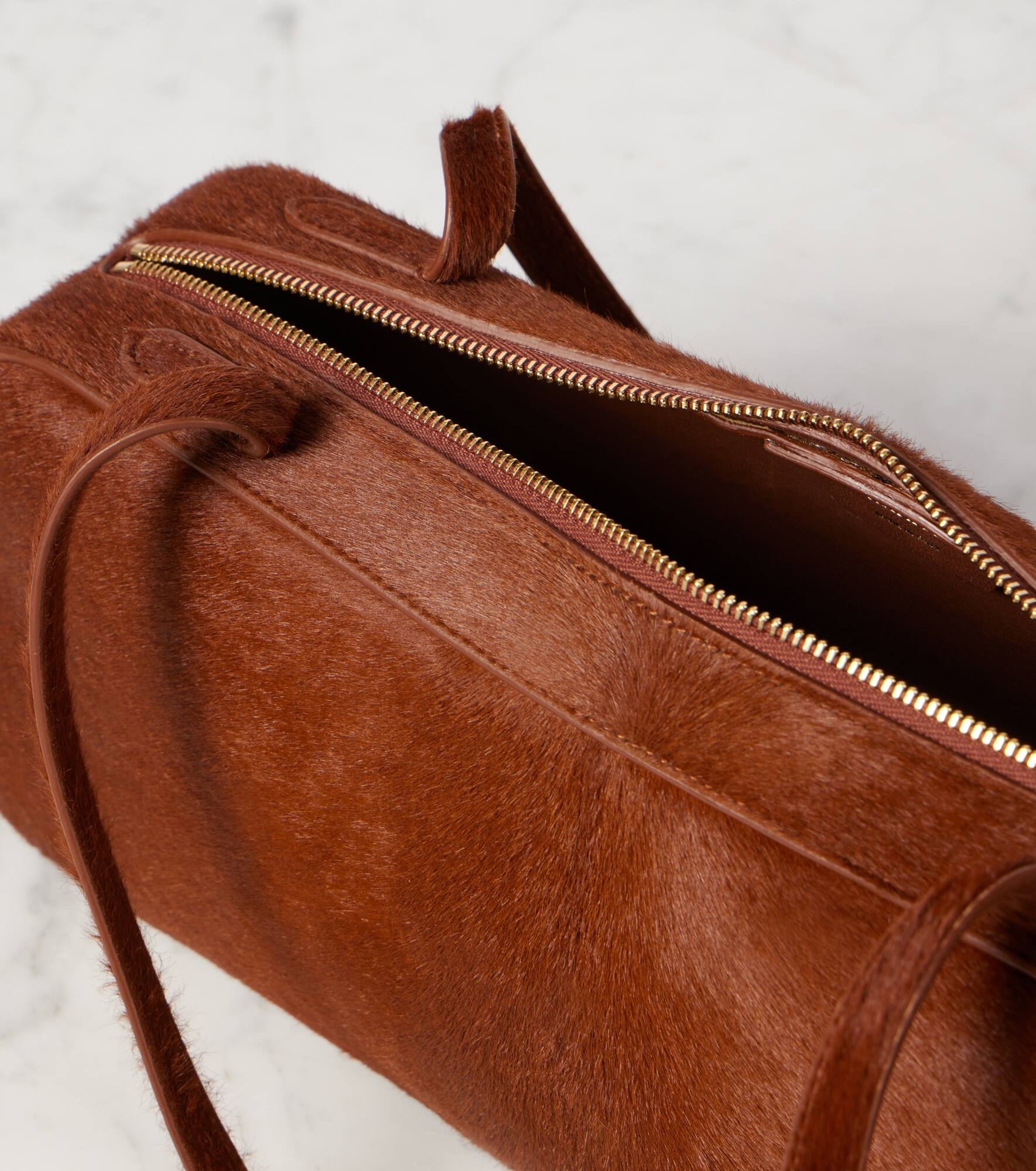 Simona Small calf hair shoulder bag - 3