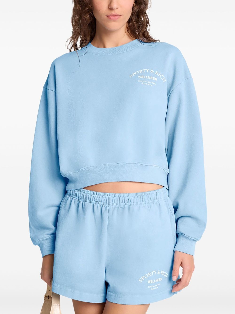 Wellness Studio cropped sweatshirt - 3