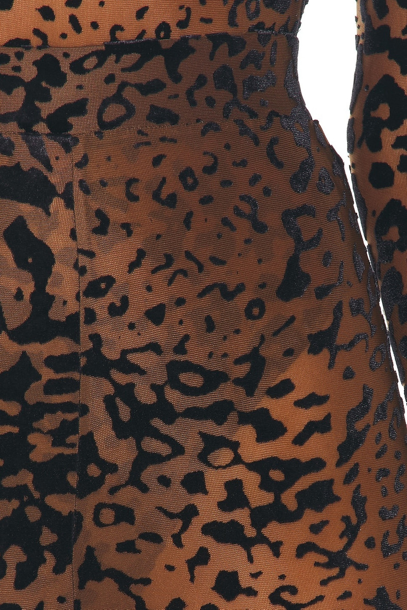 ALEX PERRY Leopard Burnout Mesh Stocking outlook