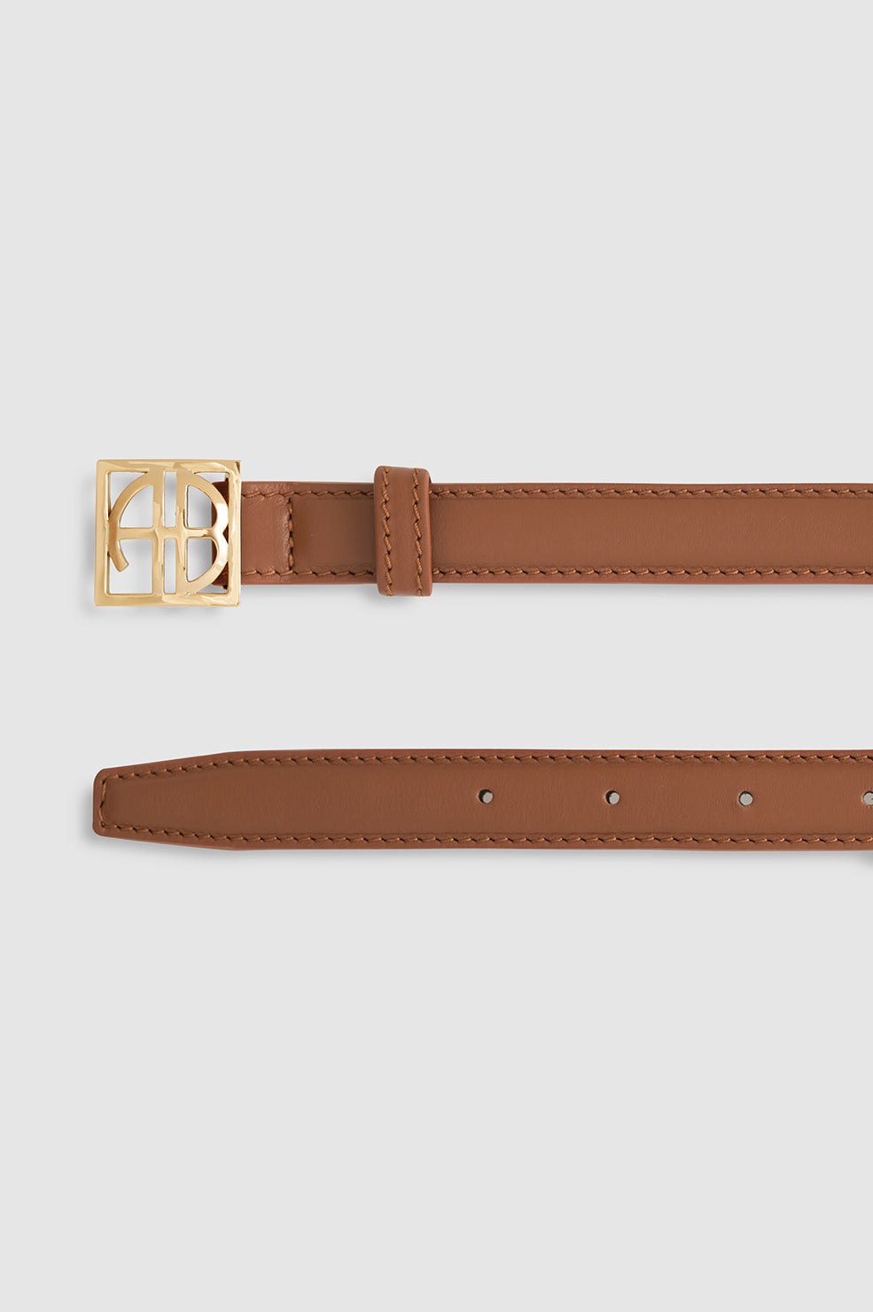 Monogram Belt - Cognac - 4