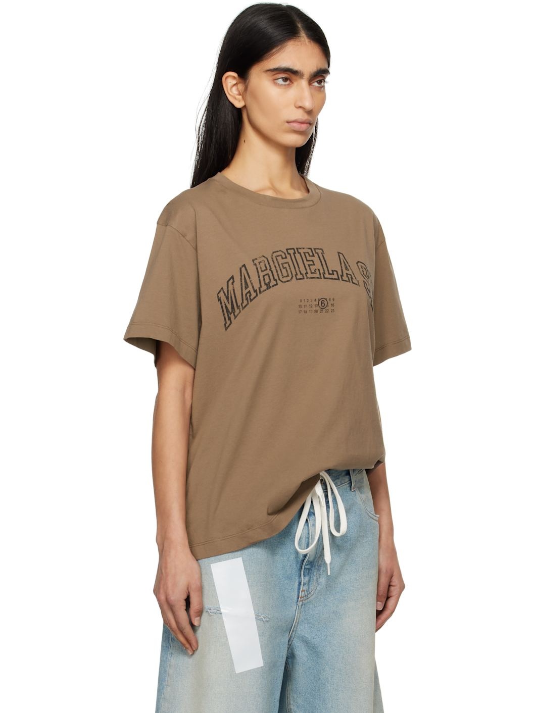 Brown Logo Print T-shirt - 2