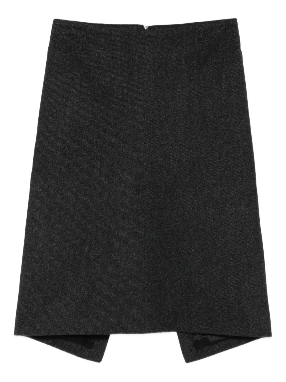 twill suit midi skirt - 1