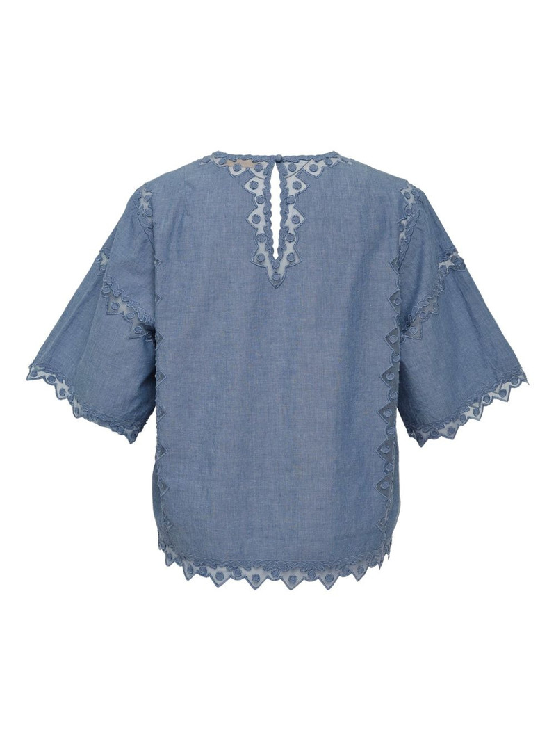 ULLA JOHNSON Kai short-sleeve top outlook