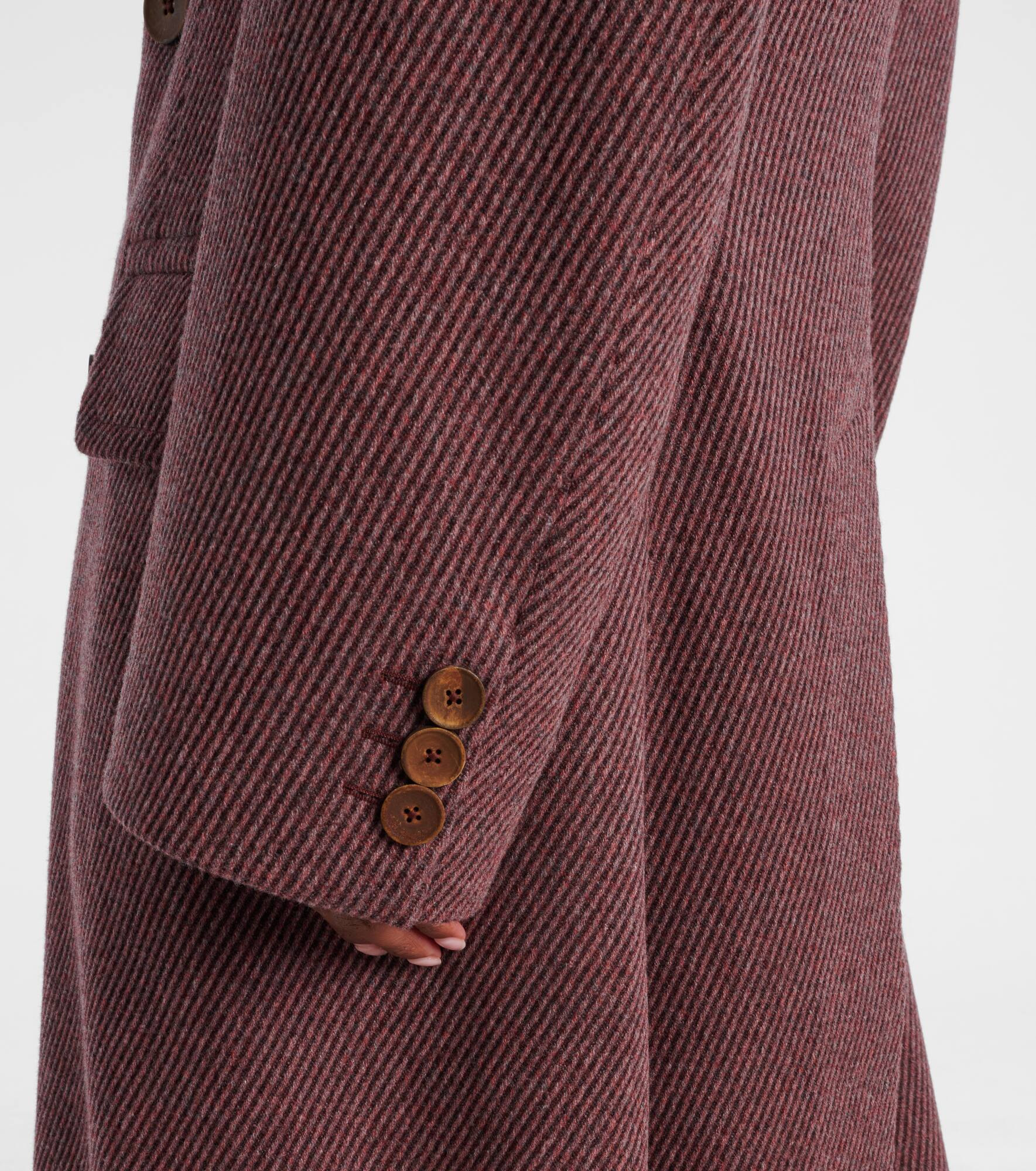 Winston twill wool coat - 5