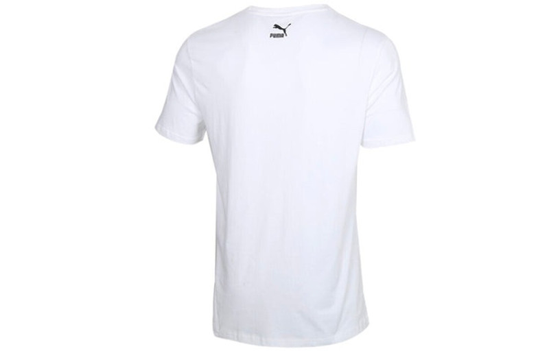 PUMA PUMA Sports Gym Round Neck Short Sleeve White 598627-02 outlook