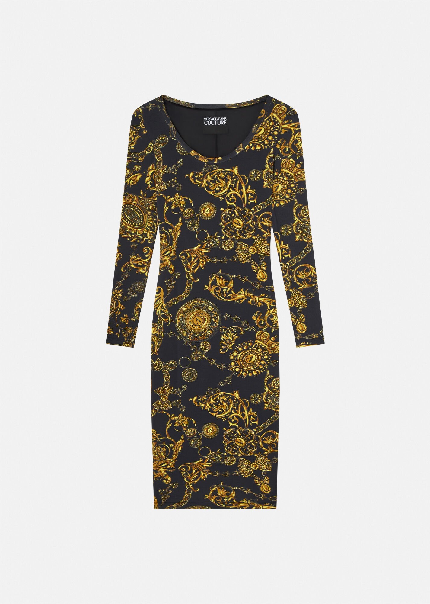 Regalia Baroque Print Midi Dress - 1