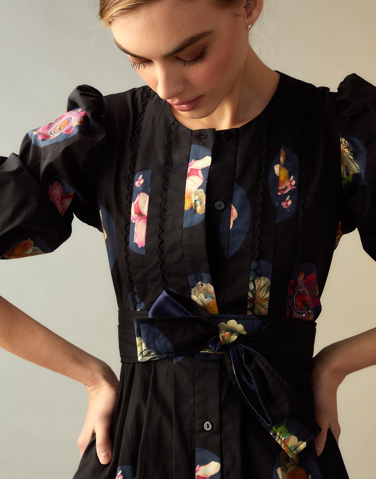 Moonlit Fleur Voile Dress - 6