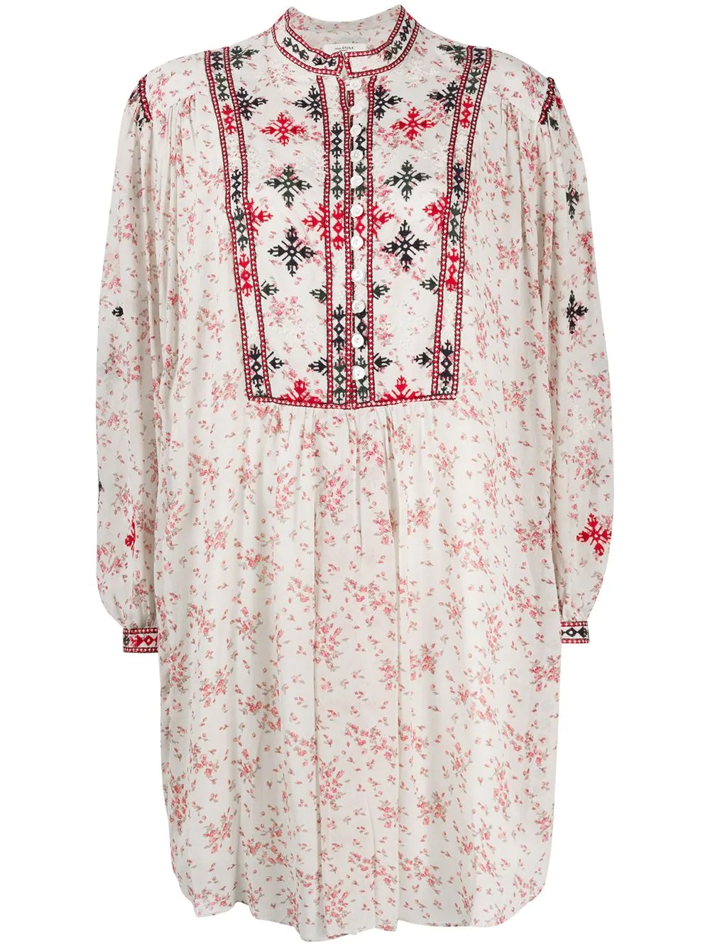 Imalou embroidered shift dress - 1