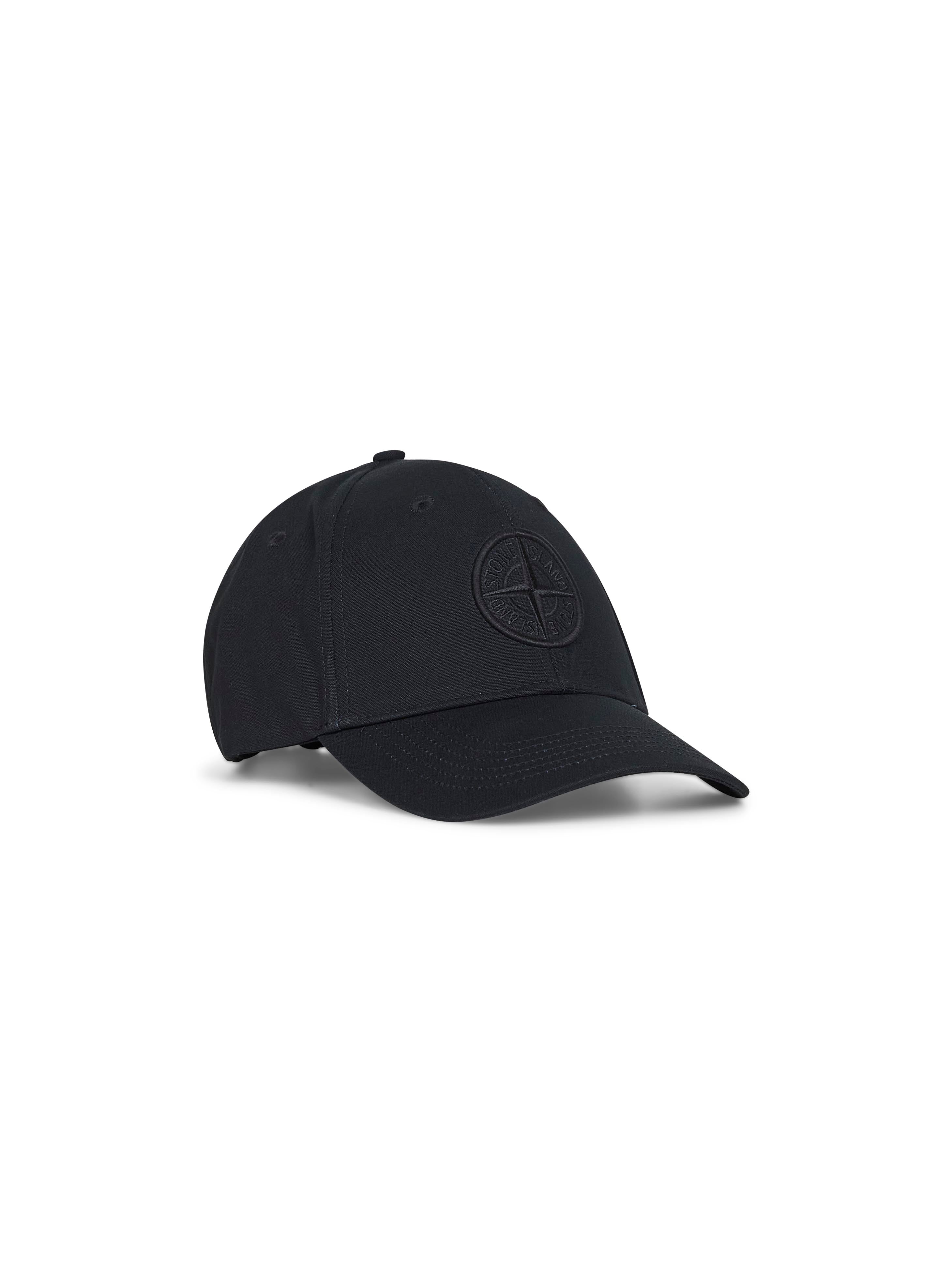 Black cotton rep logo baseball cap - 2