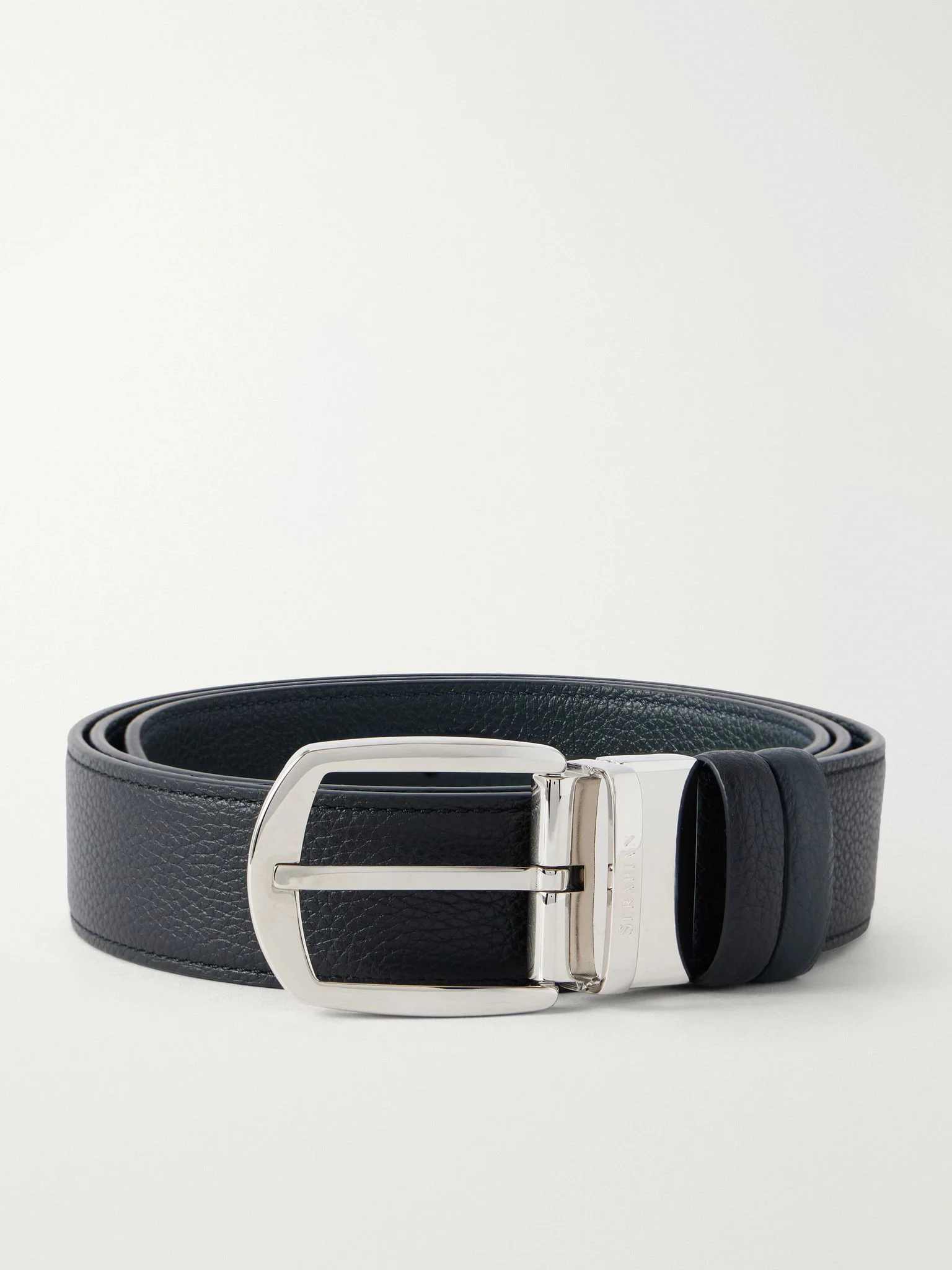 2.5 cm Leather Belt Black - 1