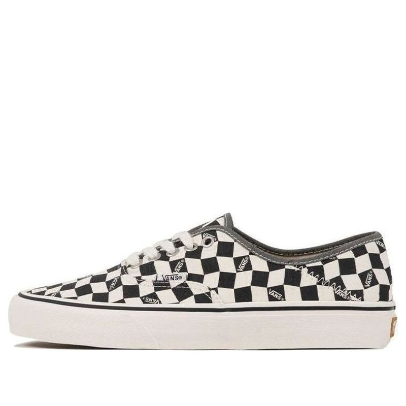 Vans Authentic Vr3 Sf 낮은 최고 캐주얼 스케이트 보드 신발 Unisex 블랙 화이트 그리드 '블랙 화이트'VN0A4 - 1