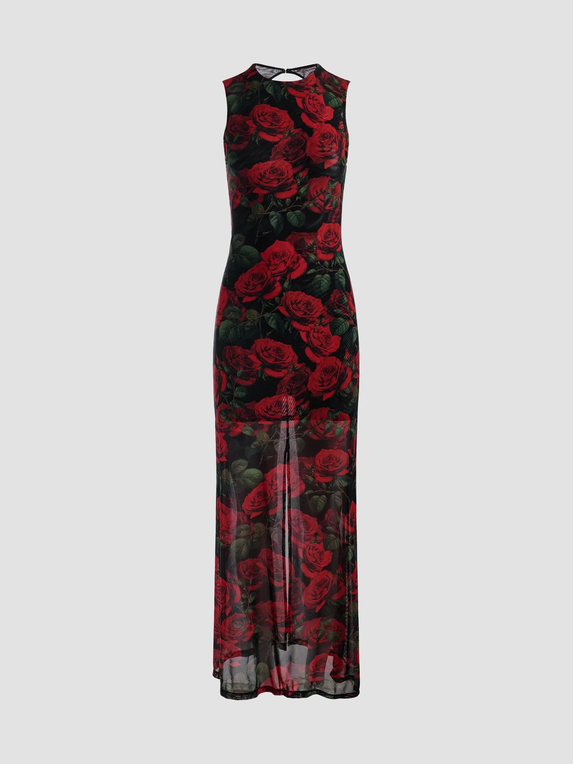 Women's Delora Floral Maxi Dress - Rouge Romance Black - 1