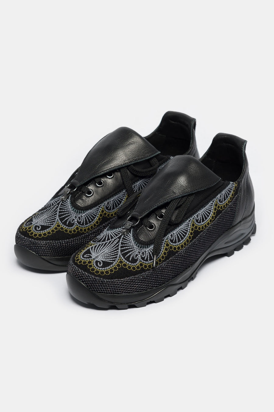 Kiko Kostadinov Chalice Lace Up Shoe in Black | notreshop