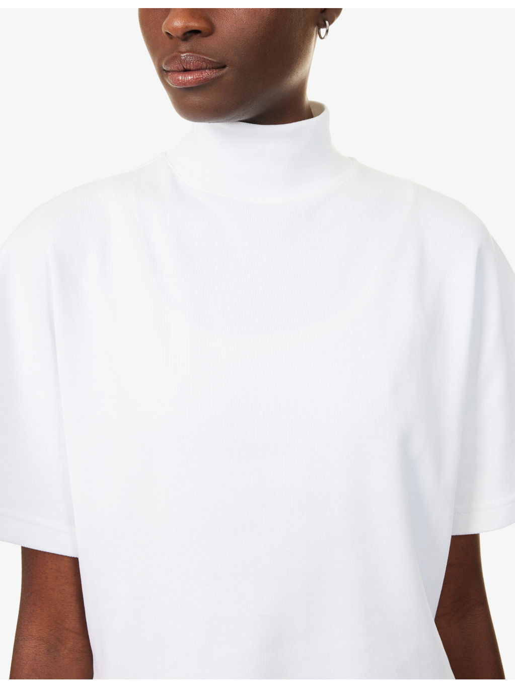 High Neck Cotton Top - 5