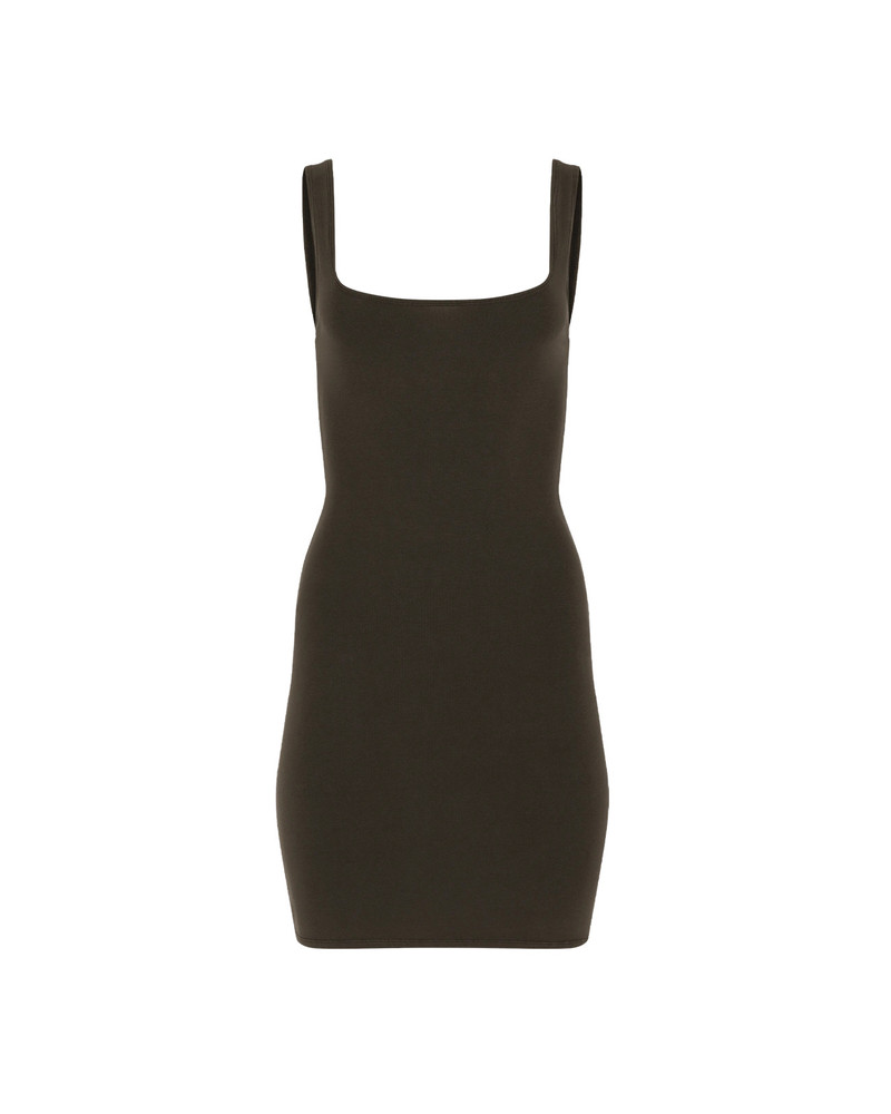 entire studios SQUARE NECK MINI BRUNETTE - COTTON SPANDEX outlook