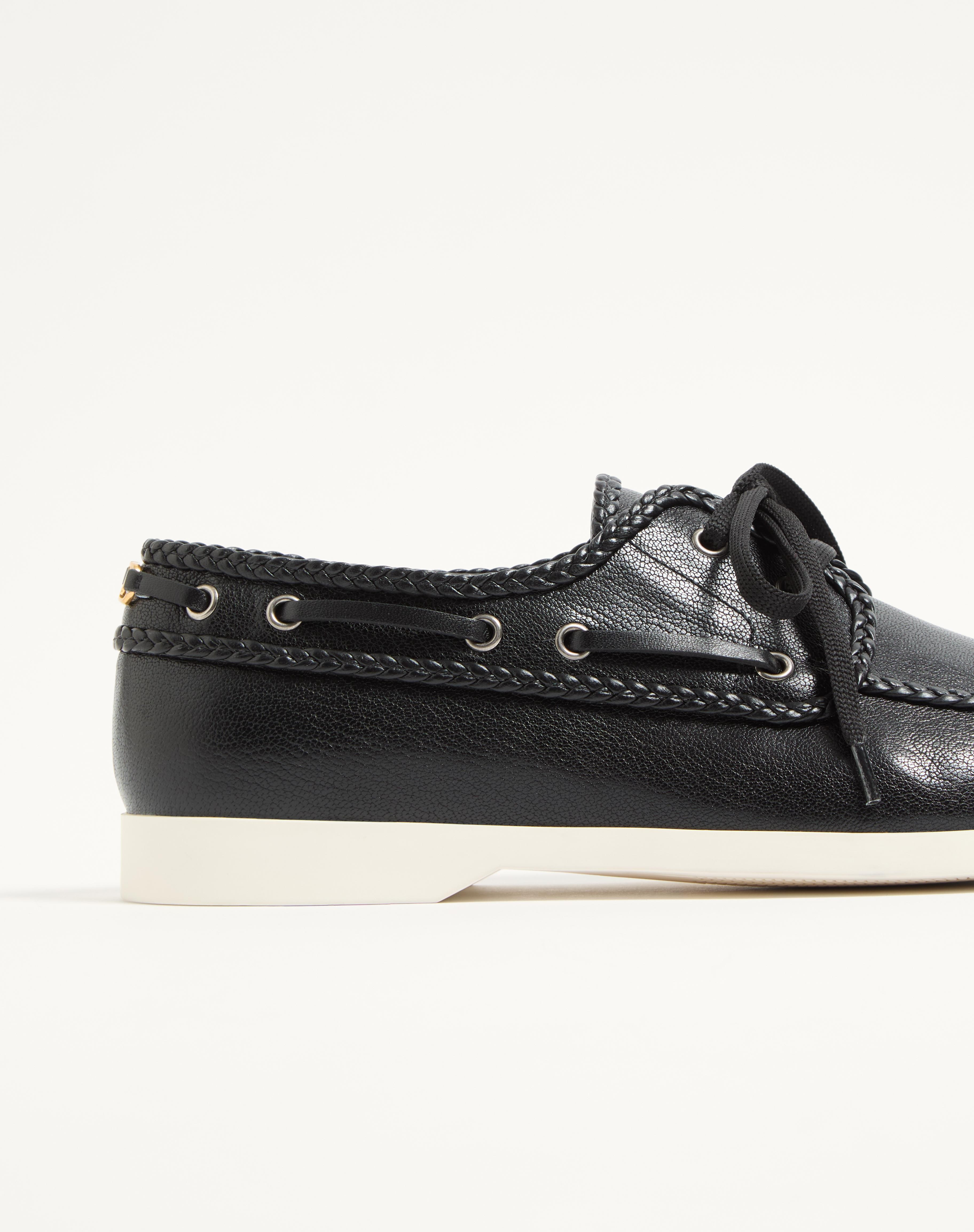 PALM AVENUE KIDSKIN BOAT SHOE - 7