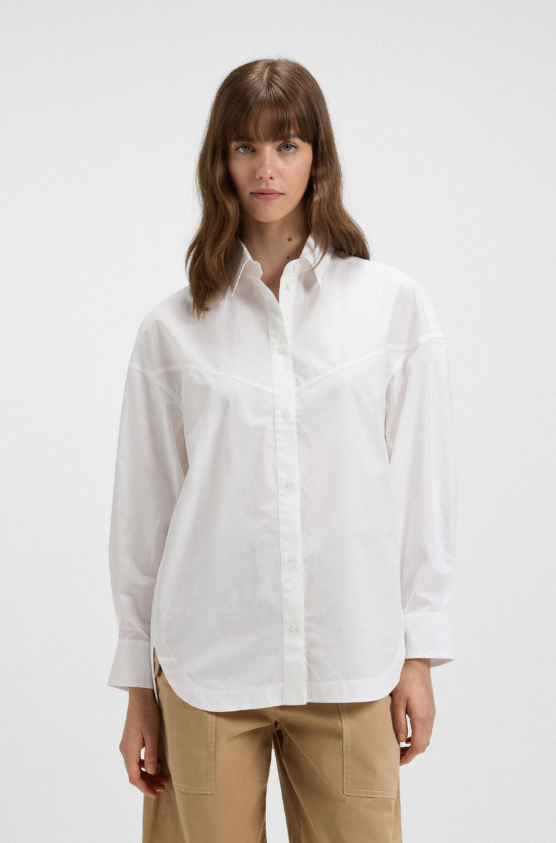 OVERSIZE-FIT BLOUSE IN COTTON POPLIN 2