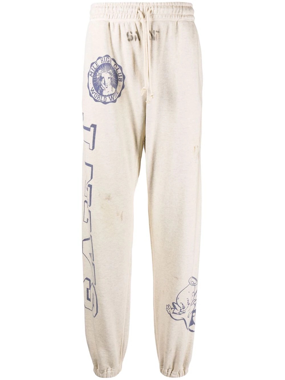 logo drawstring tracksuit bottoms - 1