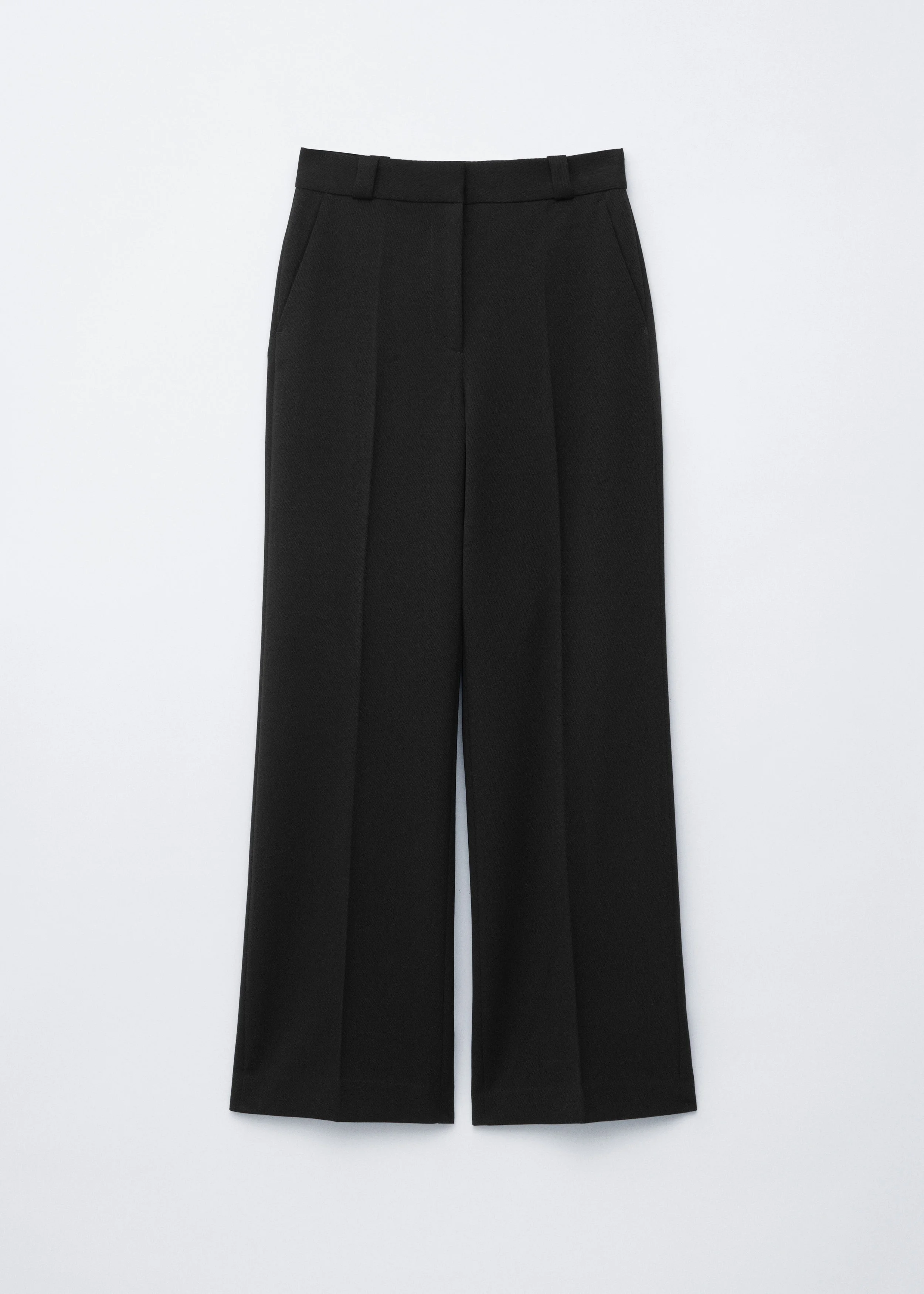 Straight Press-Crease Trousers - 1