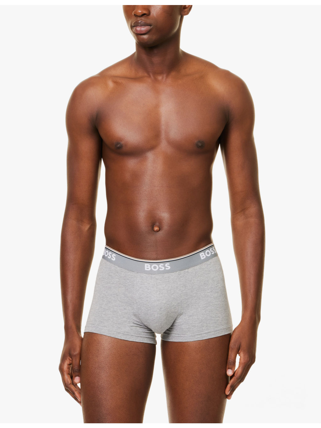 Branded waistband stretch-cotton boxer trunks - 2
