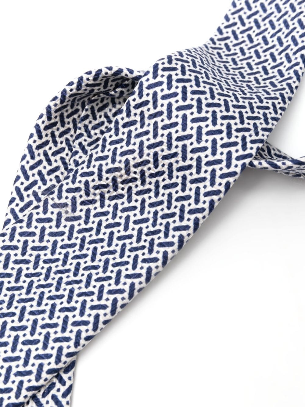 graphic-print cotton blend tie - 2