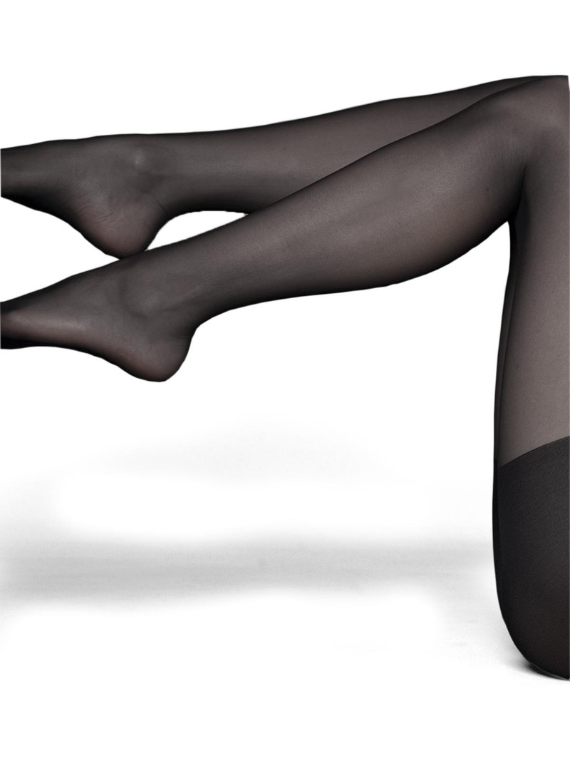Women's Control Top Sheer Hosiery - Black 1