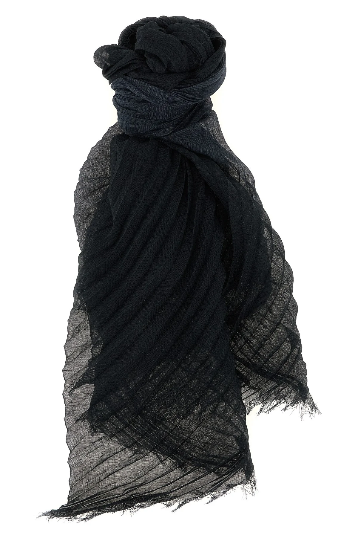 'Gradation Ramie Pleats' Stole - 1