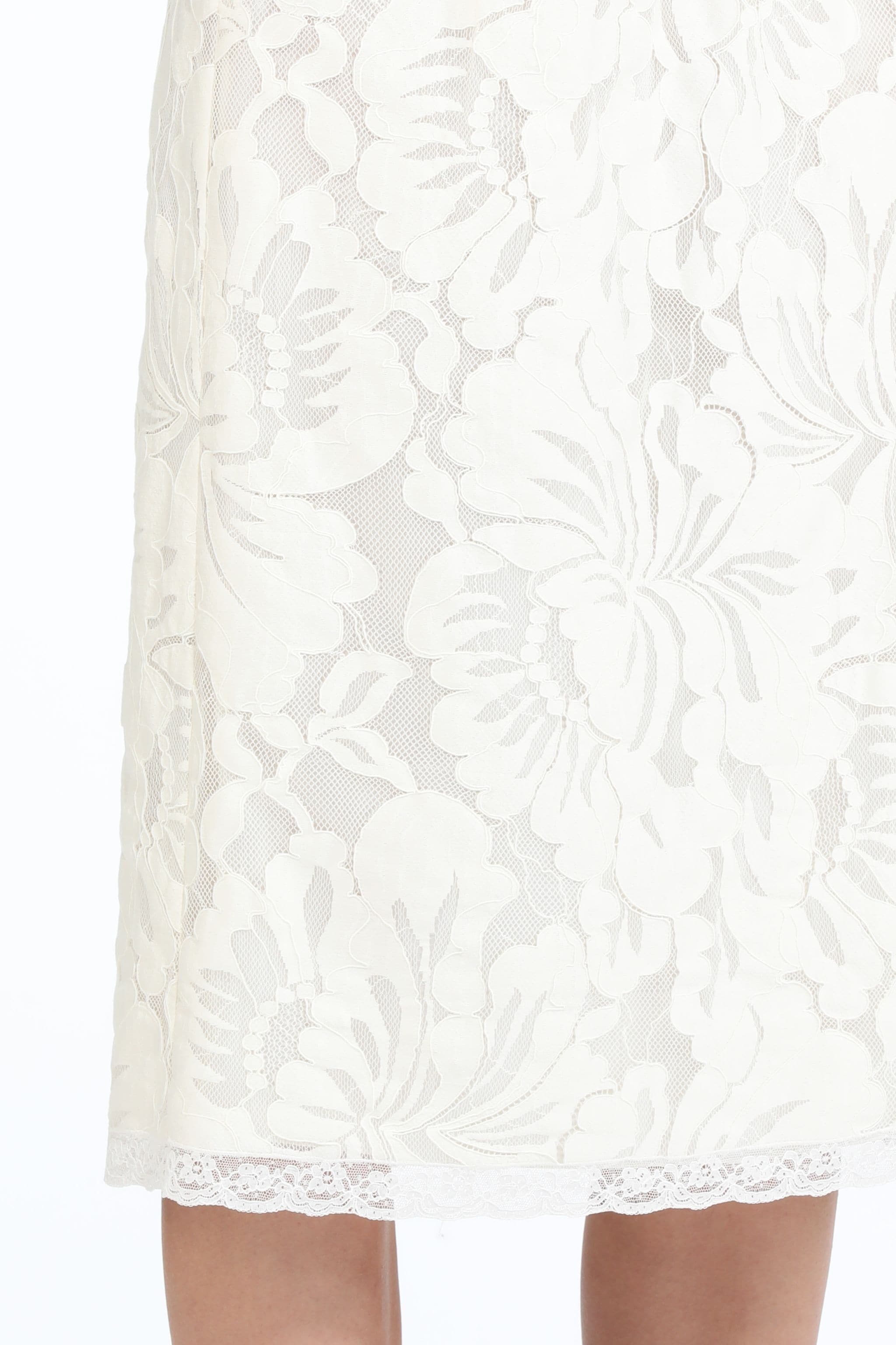 FLORAL-APPLIQUÉ SKIRT - 5
