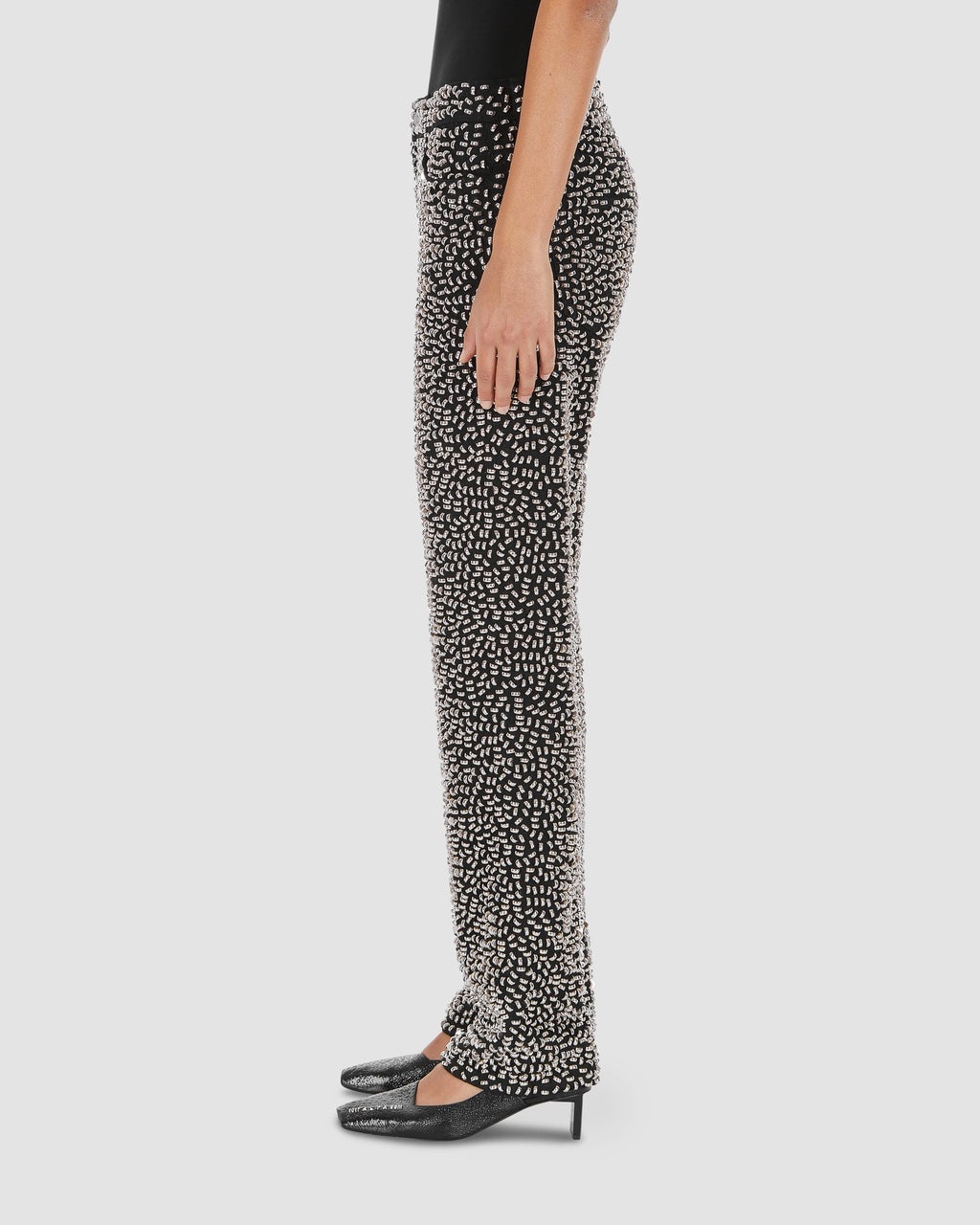 WOMENS STUDDED 6 POCKET JEANS MADE TO ORDER - 4