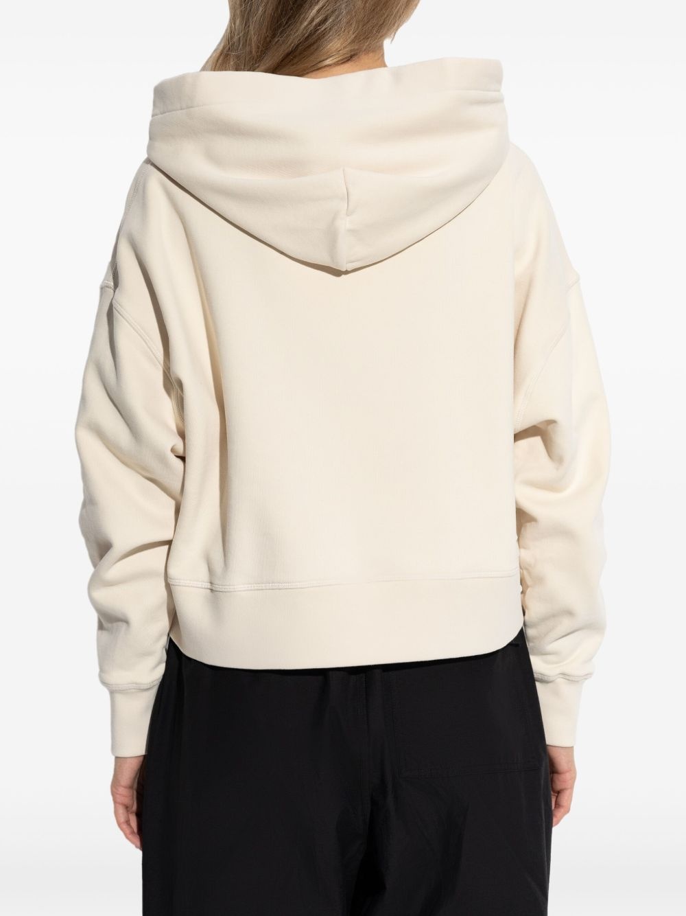 logo-embossed hoodie - 4