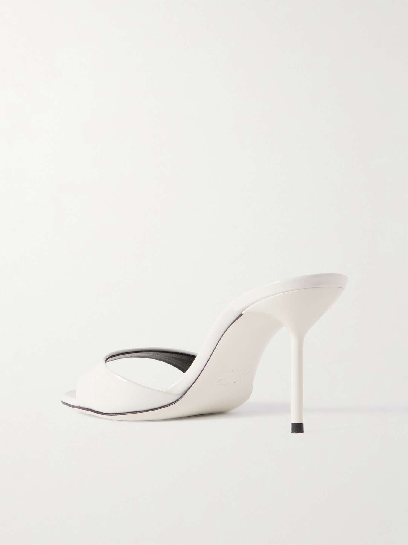 Lidia patent-leather mules White - 3