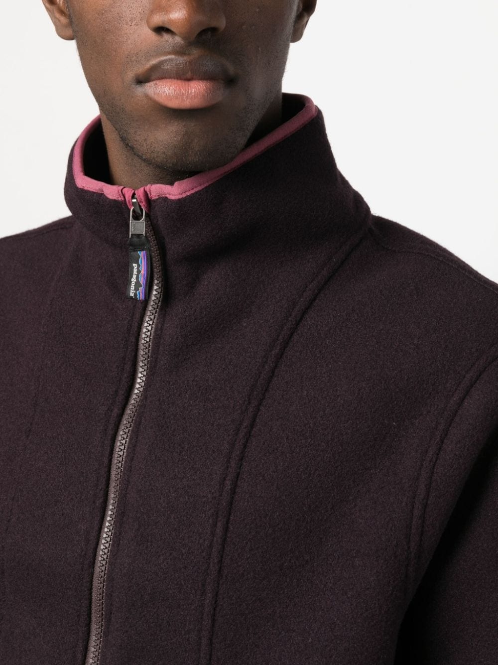half-zip fleece-texture sweatshirt - 5