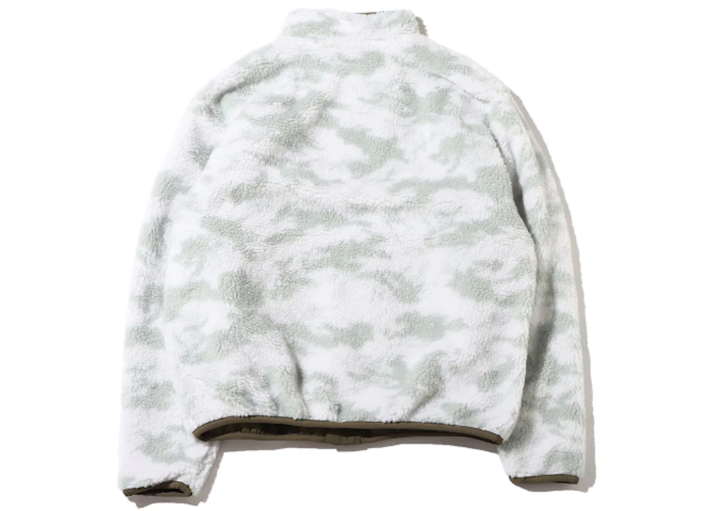 Nike Sportswear Club Fleece Plus Reversible Winterized Top Jacket Medium Olive/Black - 2