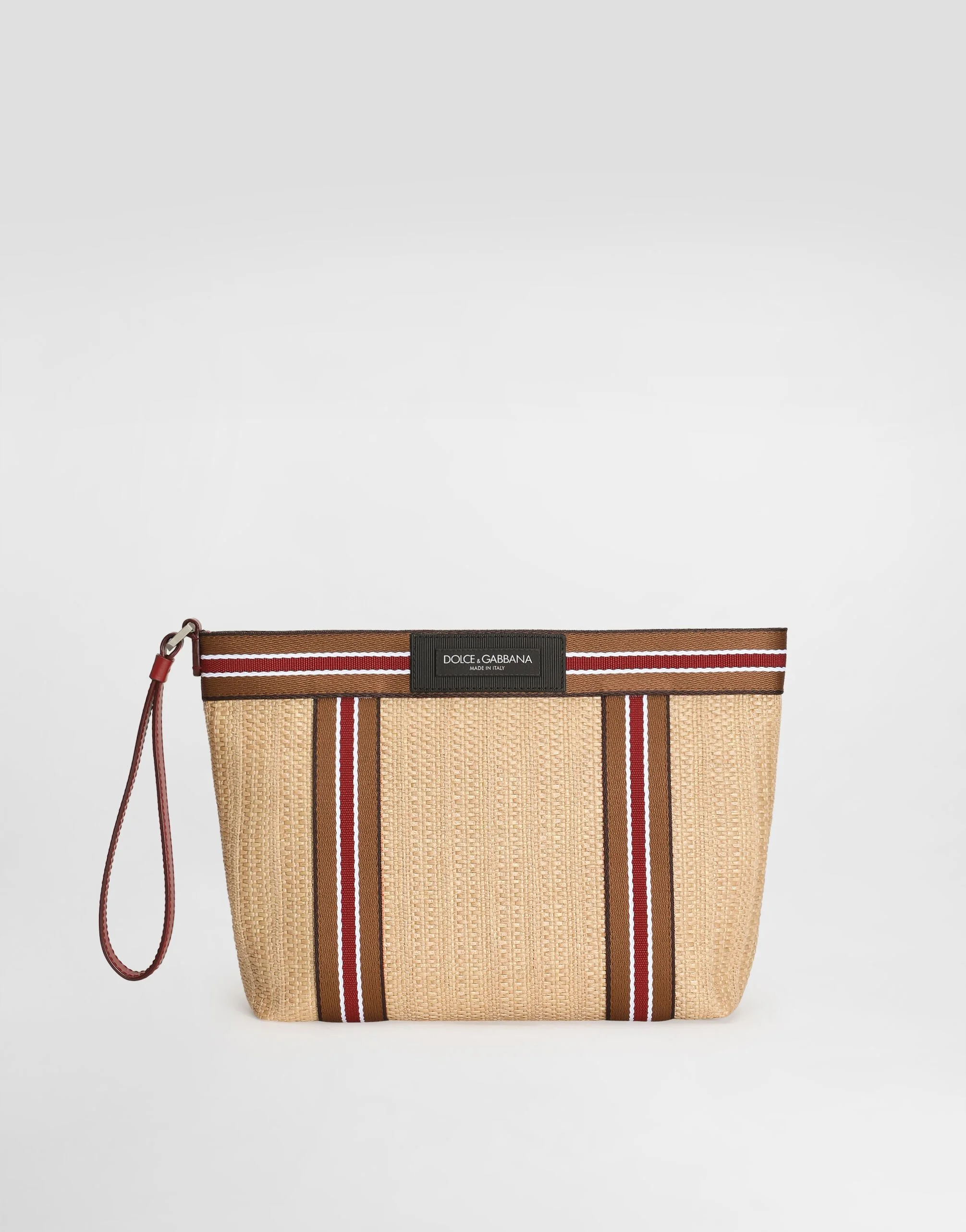 Essenza toiletry bag in raffia - 1
